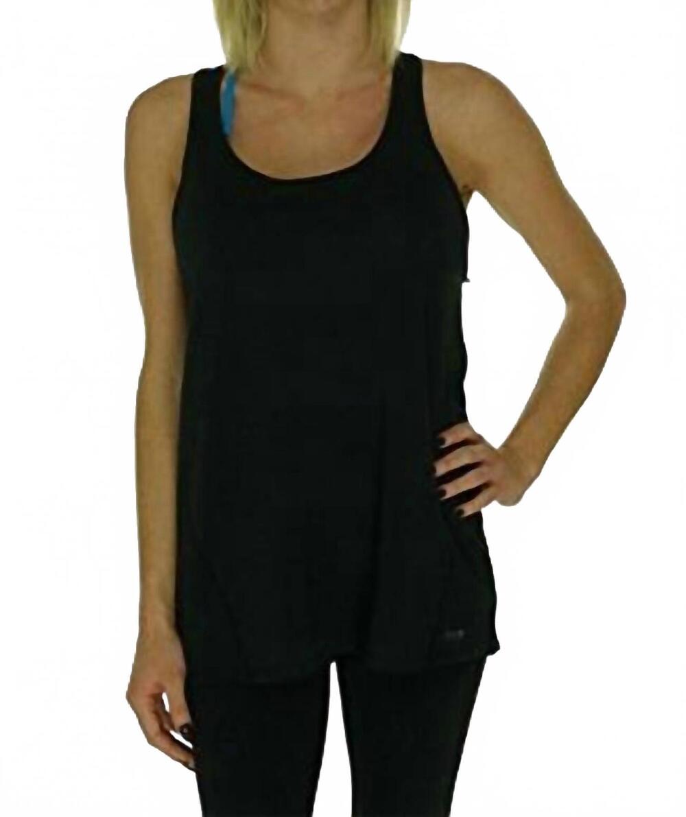 NEW CALVIN KLEIN performance shelf bra tank top in black
